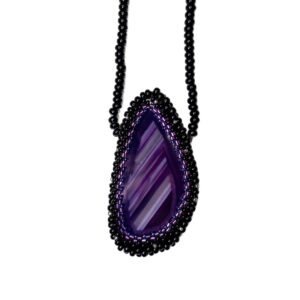 Náhrdelník s achátem č.22