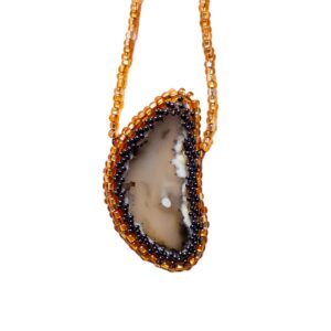 Náhrdelník s achátem č.18