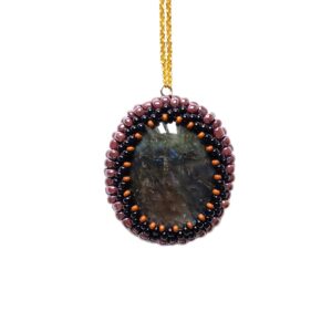 Náhrdelník s labradoritem č.13