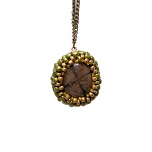 Náhrdelník s chiastolitem č.7