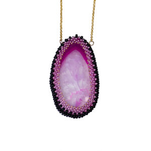 Náhrdelník s achátem č.1