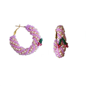 Naušnice Třešňová zmrzlina